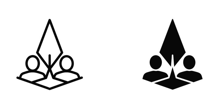 Scout emblem and badge with open book and flame design