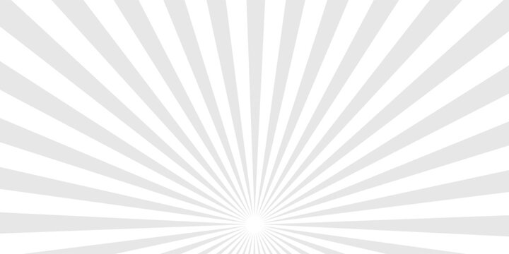 Grey sun burst ray background