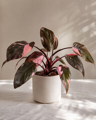 Philodendron Pink Princess plant  © AntaRaya