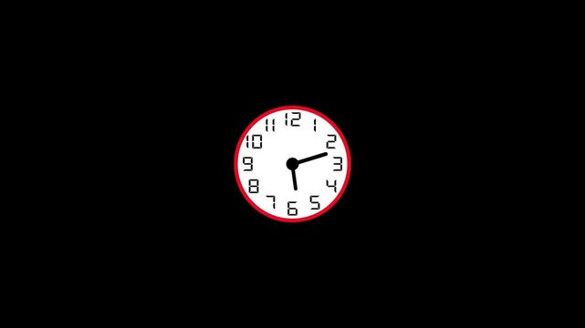abstract analog clock