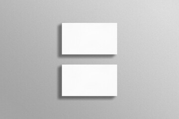 Fototapeta premium Vertical Stack Card Mockup