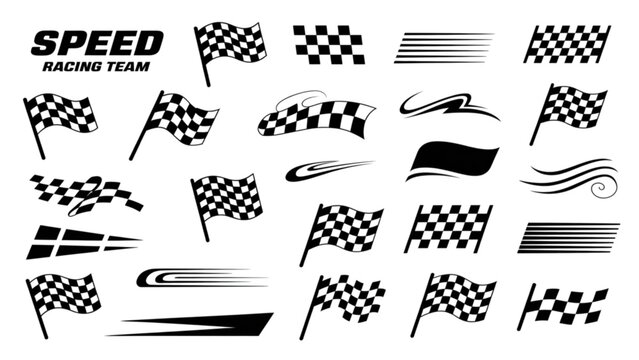 Set of black and white speed limit road signs with numbers 20 to 100 Vector