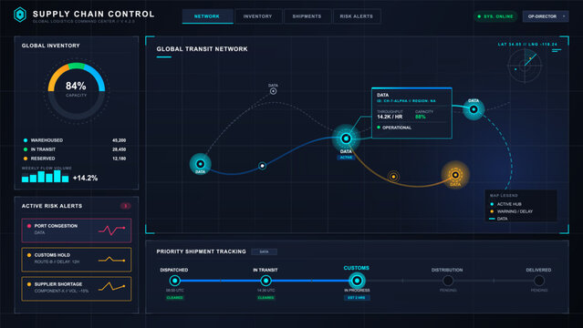 Futuristic dark battery system dashboard with cell matrix map, charge prediction chart, capacity range, thermal dynamics, and diagnostics panels