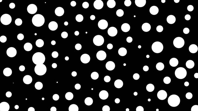 Minimal black background with moving white dot pattern and abstract motion style, suitable for websites, posters, and creative layouts.