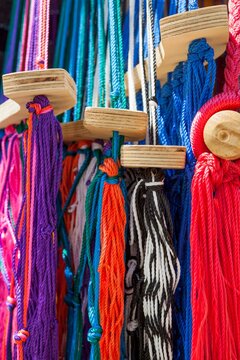 Colorful hammocks for sale, Cancun, Yucatan Peninsula, Quintana Roo,