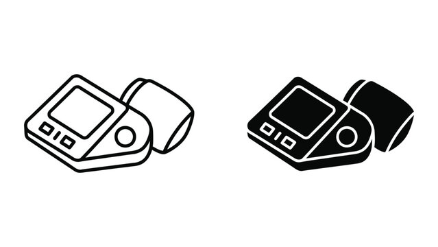 Isometric game controller and portable gaming device icons