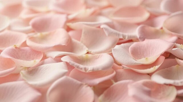 Soft delicate pink rose petals close up background texture for romantic and wedding themes