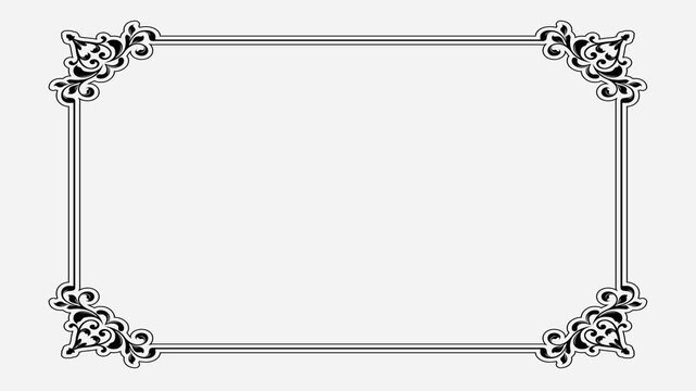 animation Set of retro vintage film frame. silent movie caption cards, Vintage silent film style decorative frame animation,
Set of vintage silent movie caption cards with old film effects,