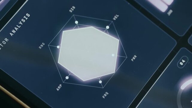 Radar chart, spider chart labeled Direction Analysis to visualize multi-variable data