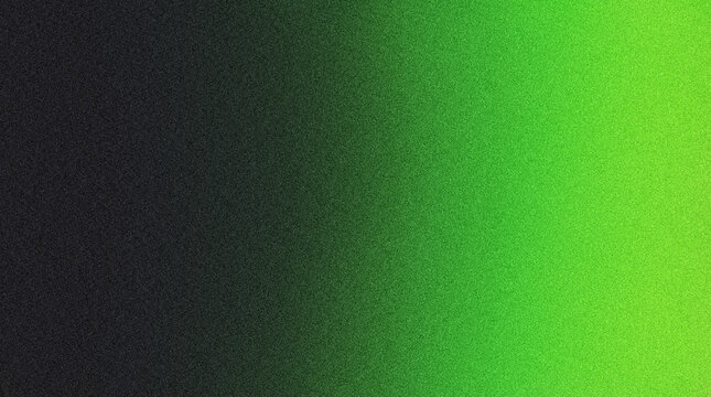 Gradual green and black color transition background texture gradient