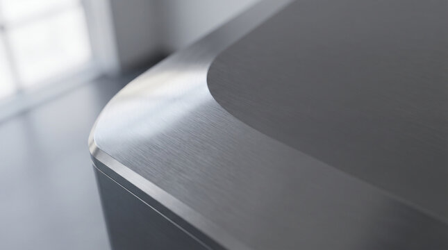 Anodized Aluminum High Tech Surface With Modern Metallic Detail