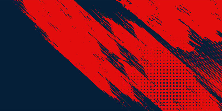 Sports dots blue banner design vector, dynamic sporty horizontal background modern