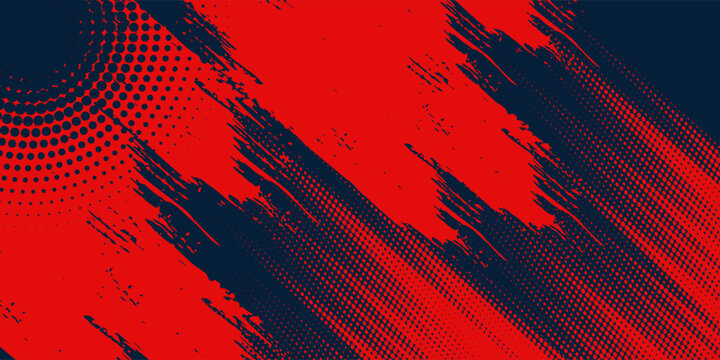 Top disign sports dots blue banner design vector, dynamic sporty horizontal vector
