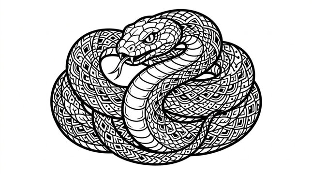 snake vector illustration