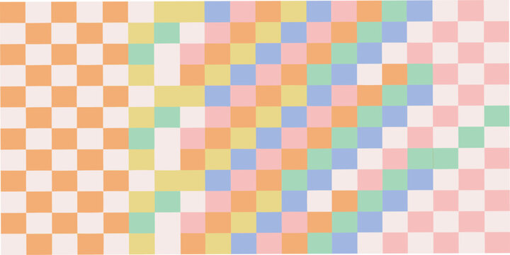 pastel patchwork pattern with colorful squares high quality