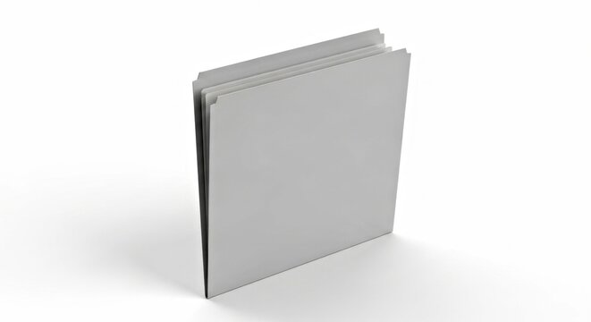Stack of Grey A4 Papers for Professional or Creative Presentation