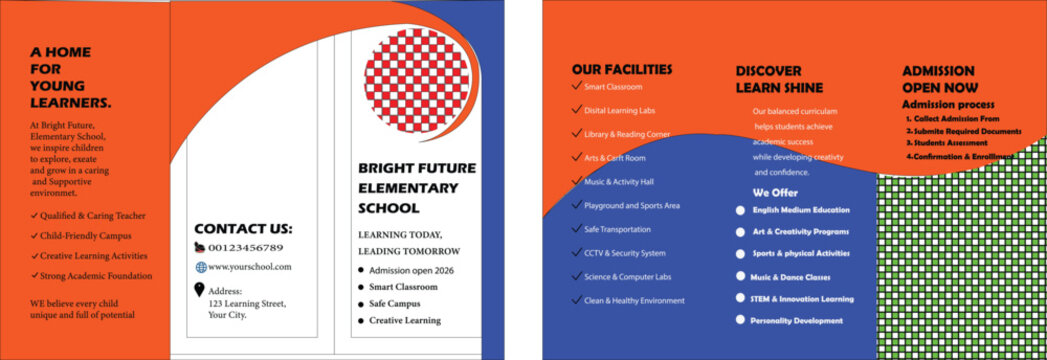 WebBright Future Elementary School Brochure