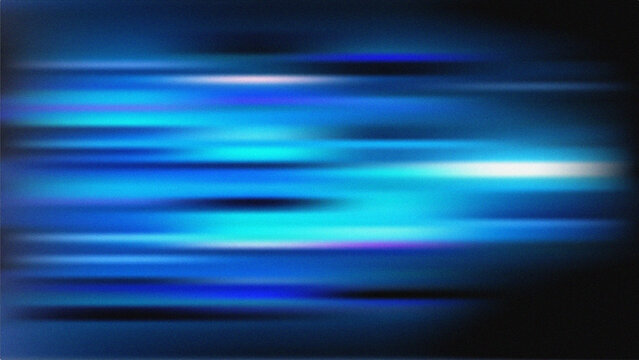 Abstract blue streaks and lines blurred horizontal background texture high quality
