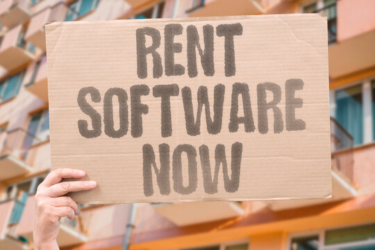 "Rent Software Now" Perpetual software licences replaced by subscription billing. PERPETUAL. LICENCES. REPLACED. RECURRING. BILLING.