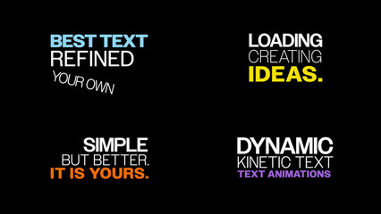 Dynamic Text Animations