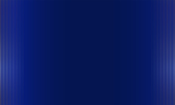 Luxury Dark Blue Gradient Background with Elegant Golden Vertical Lines