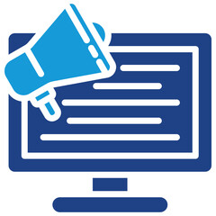 Obraz premium Online Teaching Icon