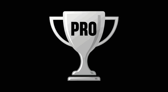 Professional Award Trophy on a Dark Background Depicting Excellence and Superior Capabilities