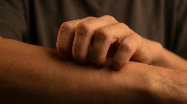 Hand scratching arm as a nervous habit related to social anxiety and generalized anxiety disorder symptoms