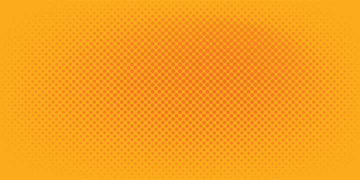 Yellow Halftone Dotted Gradient Background. abstract yellow halftone pattern.