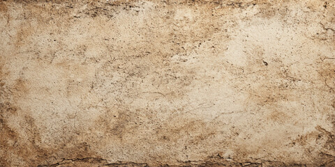 Obraz premium A blank vintage parchment with a stained brown grunge texture provides an ancient aged paper background featuring a worn antique surface for retro design