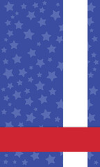 Fototapeta premium 4th july backgrounds. American seamless pattern. Patriotic textures. Happy independence prints. Set of geometric backdrops. USA flag blue red backdrops with stars and stripes. Vector illustration.