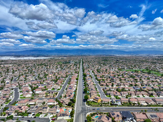 Aerial view of the City of Eastvale, California © TwinMoonsLLC