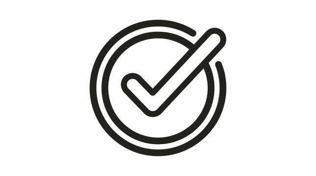 Vector illustration of a green glossy 3d circle button set featuring yes and no tick mark symbols with a checkmark checkbox design for web business internet signs