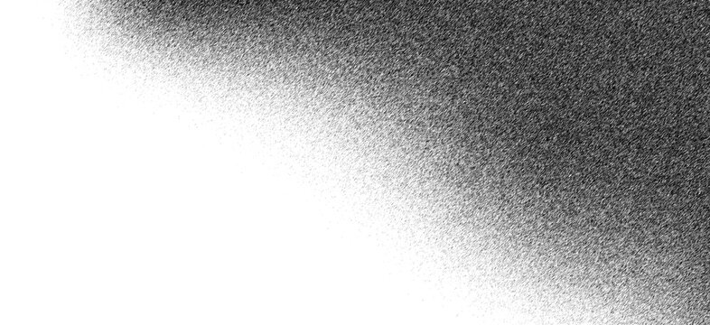 Abstract Black Spray Paint Texture Background with Grainy Noise Gradient for Modern Urban Design and Monochrome Artistic Wallpaper