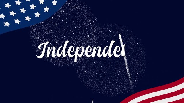 Independence day fireworks celebrate america with patriotic colors. Suitable for festive designs, event promotions, and fourth of july concepts.