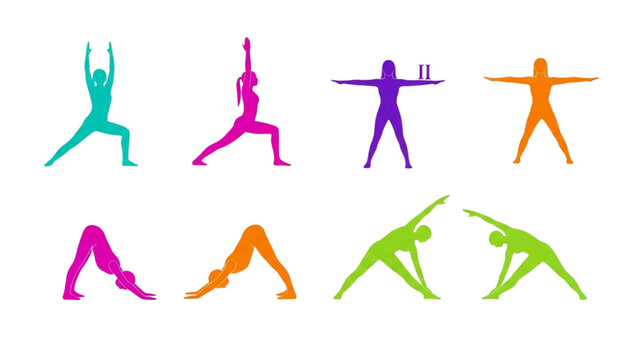 This metadata is tailored to capture the high-demand "wellness" and "mindfulness" market on Adobe Stock, focusing on specific pose names and versatile design terms.