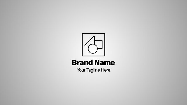 Clean Logo Animation | Minimal Intro for Professional Corporate Identity Design with Tagline and Brand Name Reveal, Modern Business Marketing Opener, Sleek Elegant Presentation Reveal