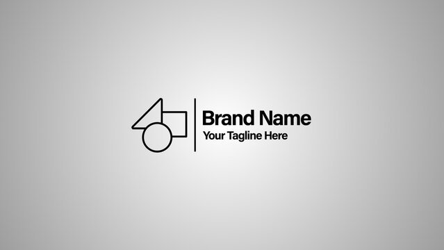 Clean Animated Logo | Minimalist Reveal for Corporate Business Intro and Modern Video Production Openers with Elegant Shape Transitions
