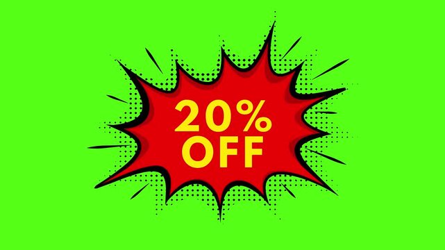 10 Percent to 90 Percent  Off Discount Sale Animation &ndash; Promotional Motion Graphics Video Template.mp4