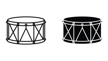 Two snare drums with different color finishes side by side © Jahidul