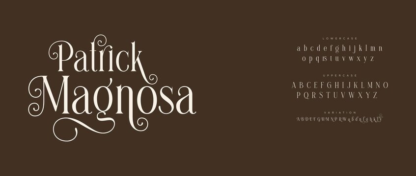 Elegant script font patrick magnosa display