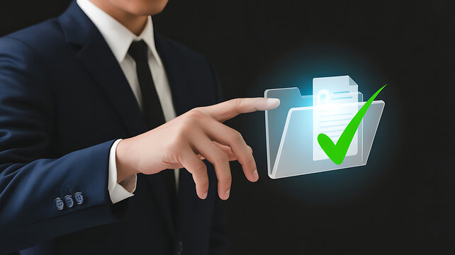 Document management system concept, software system for managing documents, information, organization. stores, searches, shares, controls data access, boosting efficiency and reducing data loss risks.