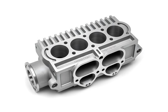  a motorcycle engine cylinder barrel, specifically one designed for water-cooled, multicylinder engines.