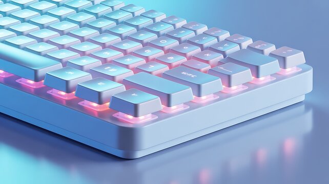  a mechanical keyboard with translucent "pudding" style keycaps and customizable RGB lighting.
