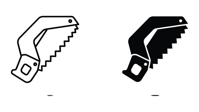 Black and white pruning shears with serrated edge