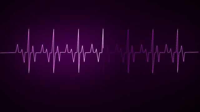 heartbeat icon animation pulses in rhythm, expanding 
ECG monitor beating heart with electrocardiogram overlay, featuring dynamic HUD elements and a   signal icon heartbeat icon animation