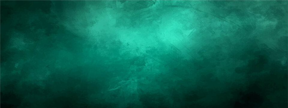 Vector Abstract emerald nebula smoke cloud texture against black background representing interstellar space for the backdrop with ethereal beauty and mystical visualization.