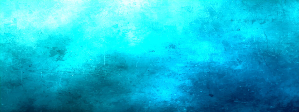 Vector Abstract blue watercolor background evoking tranquility serenity and water.