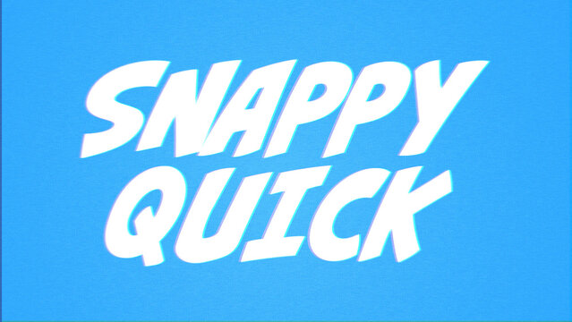 Snappy Quick Text Title Promo