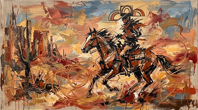 horse in the forest